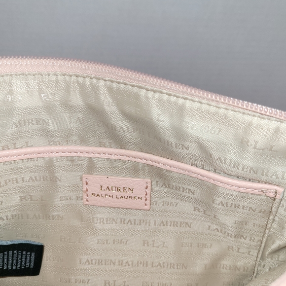 Ralph Lauren Light Pink Vegan Leather Crossbody - Picture 6 of 6